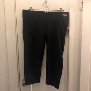 Brand New Cropped Fila Leggings